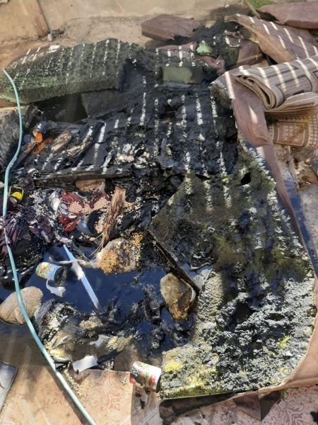اخماد حريق اندلع بمنزل في برطعة